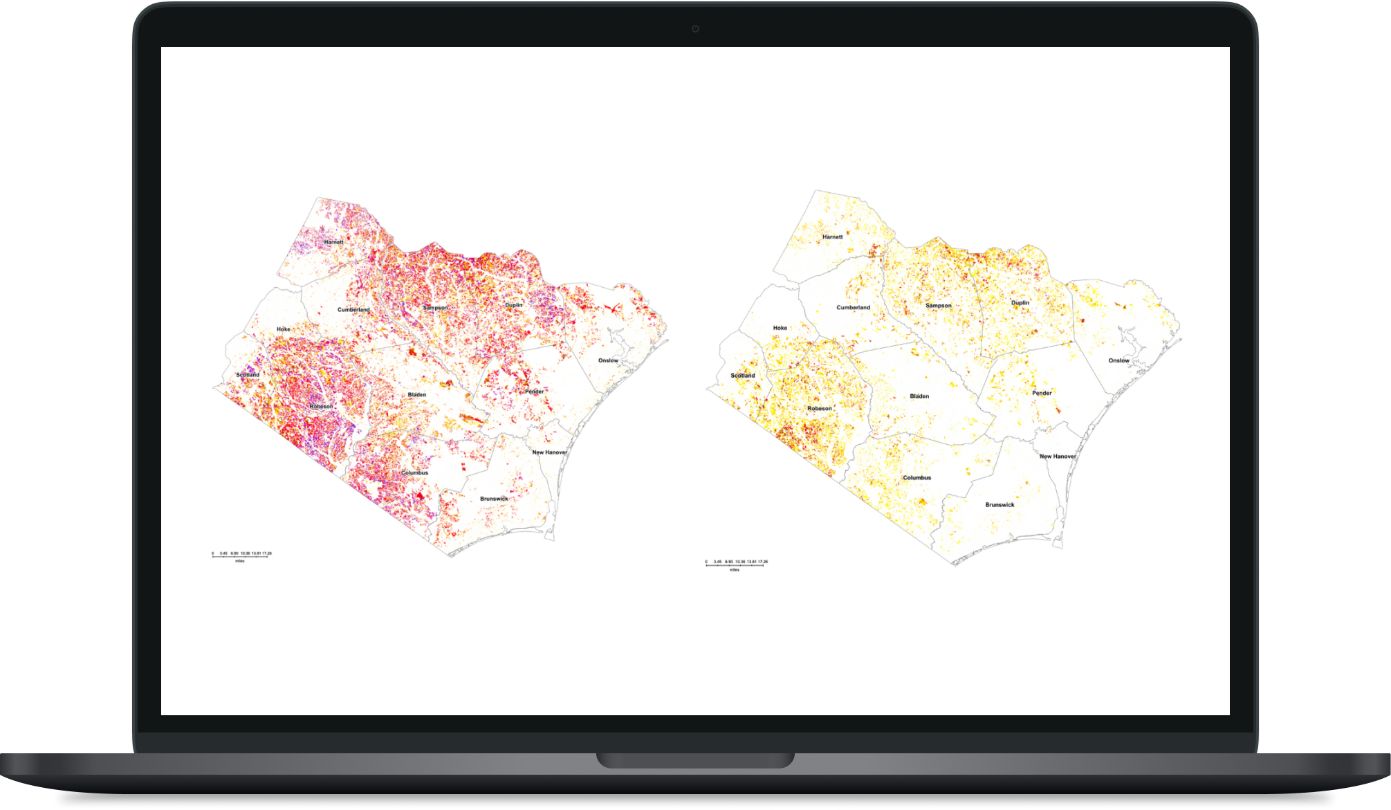Double Cropped Acreage Variation in Southeastern NC